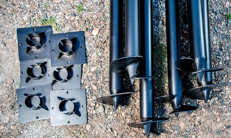 Винтовые сваи ,как сделать своими руками?